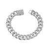 Alloy Hiphop Geometric Diamond Men's Cuban Chain Necklace