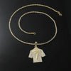 Alloy Hiphop Geometric Diamond Pendant Men's Necklace