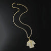 Alloy Hiphop Geometric Diamond Pendant Men's Necklace
