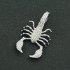 Alloy Hiphop Geometric Diamond Scorpion Pendant Cuban Chain Necklace