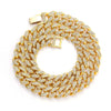 Alloy Hiphop Men's Cuban Chain Diamond Necklace