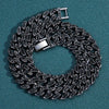 Alloy Hiphop Men's Cuban Chain Diamond Necklace