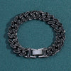 Alloy Hiphop Men's Cuban Chain Diamond Necklace