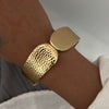 Alloy Hiphop Style Bracelet With Electroplating Treatment
