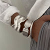 Alloy Hiphop Style Bracelet With Electroplating Treatment