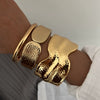 Alloy Hiphop Style Bracelet With Electroplating Treatment