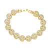 Alloy Hiphop Style Diamond Smiley Face Men's And Unisex Bracelet