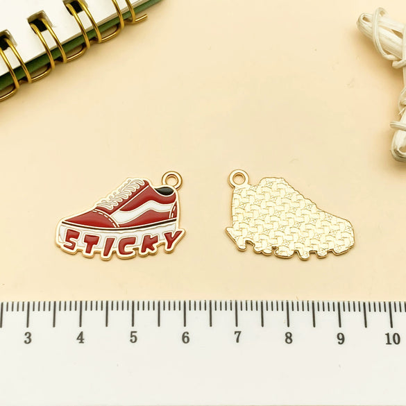 Alloy Hiphop Style Dripping Oil Totem Pendant Key Chain Bag Accessories