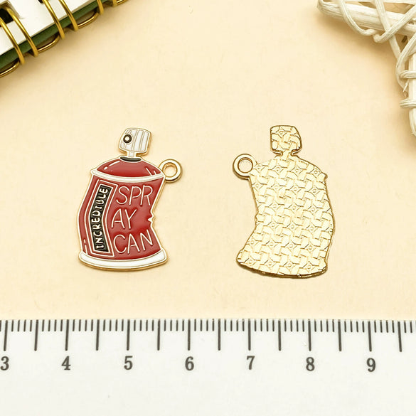 Alloy Hiphop Style Dripping Oil Totem Pendant Key Chain Bag Accessories