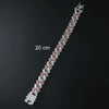 Alloy Hiphop Style Geometric Diamond Cuban Chain Bracelet For Men And Women