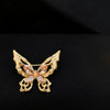 Alloy Hollow Butterfly Antilight Brooch Electroplated Ladies Decorative Corsage