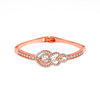 Alloy Hollow Love Geometric Electroplated Bracelet Fashion Temperament Watch Accessories