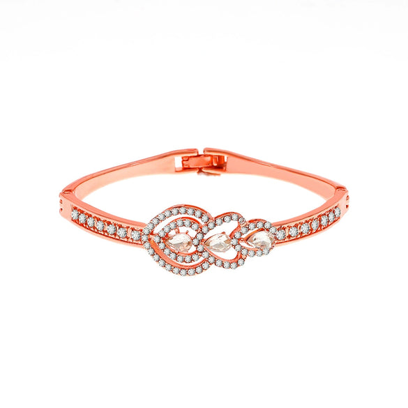 Alloy Hollow Love Geometric Electroplated Bracelet Fashion Temperament Watch Accessories