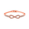 Alloy Hollow Love Geometric Electroplated Bracelet Fashion Temperament Watch Accessories