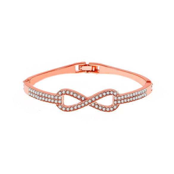Alloy Hollow Love Geometric Electroplated Bracelet Fashion Temperament Watch Accessories