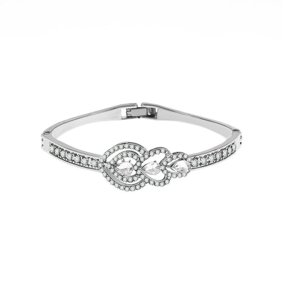Alloy Hollow Love Geometric Electroplated Bracelet Fashion Temperament Watch Accessories