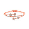 Alloy Hollow Love Geometric Electroplated Bracelet Fashion Temperament Watch Accessories