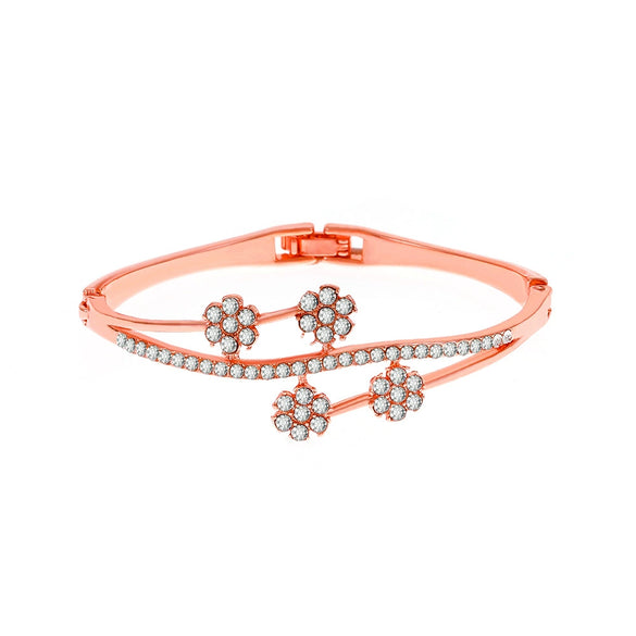 Alloy Hollow Love Geometric Electroplated Bracelet Fashion Temperament Watch Accessories