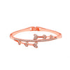 Alloy Hollow Love Geometric Electroplated Bracelet Fashion Temperament Watch Accessories