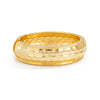 Alloy Honeycomb Hammer Pattern Bracelet With Electroplating Design
