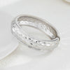Alloy Honeycomb Hammer Pattern Bracelet With Electroplating Design