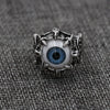 Alloy Imitation Stainless Steel Plated Punk Style Devil's Eye Ring