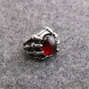 Alloy Imitation Stainless Steel Plated Punk Style Devil's Eye Ring