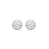 Alloy Inlaid Zircon Geometric Electroplated Simple Women's Earrings