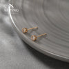Alloy Inlaid Zircon Geometric Electroplated Simple Women's Earrings