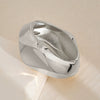 Alloy Ins Style Asymmetrical Cut Edge Spring Bracelet Electroplated