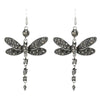 Alloy Insect Pattern Retro Tassel Women's Long Earrings