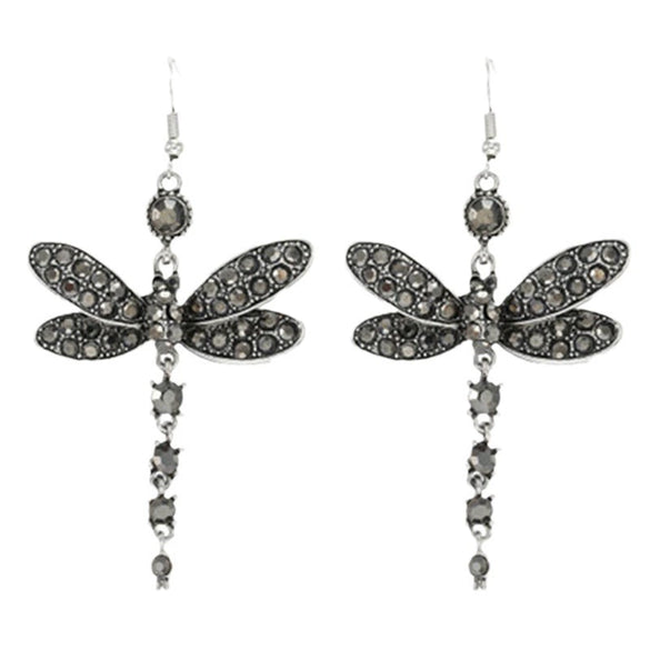 Alloy Insect Pattern Retro Tassel Women's Long Earrings