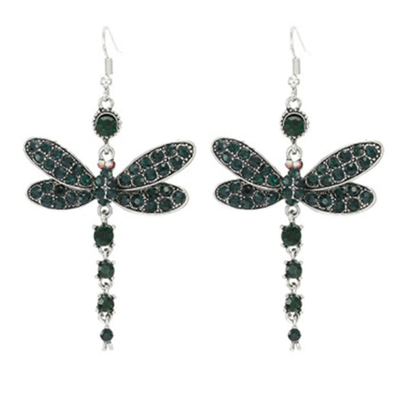 Alloy Insect Pattern Retro Tassel Women's Long Earrings