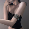 Alloy Irregular Geometric Electroplated Bracelets For Women Stylish Cool Jewelry