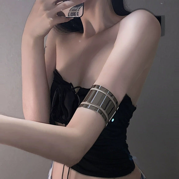 Alloy Irregular Geometric Electroplated Bracelets For Women Stylish Cool Jewelry