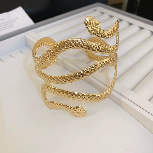 Alloy Irregular Geometric Electroplated Bracelets For Women Stylish Cool Jewelry