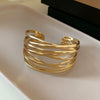 Alloy Irregular Geometric Electroplated Bracelets For Women Stylish Cool Jewelry