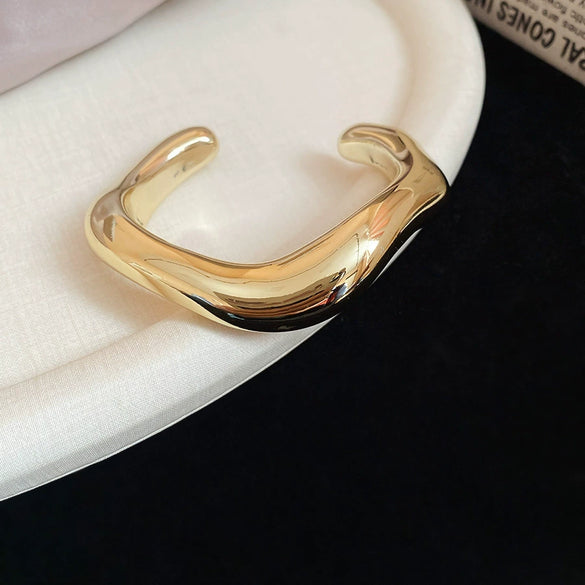 Alloy Irregular Geometric Electroplated Bracelets For Women Stylish Cool Jewelry
