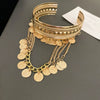 Alloy Irregular Geometric Electroplated Bracelets For Women Stylish Cool Jewelry