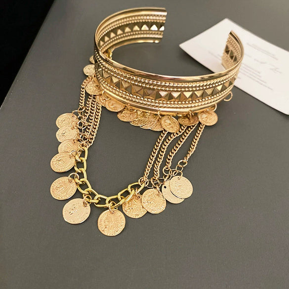 Alloy Irregular Geometric Electroplated Bracelets For Women Stylish Cool Jewelry