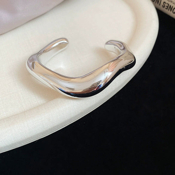 Alloy Irregular Geometric Electroplated Bracelets For Women Stylish Cool Jewelry