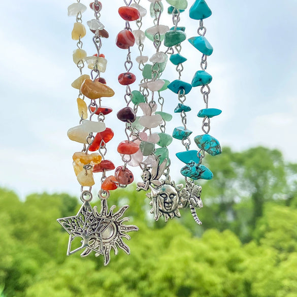 Alloy Irregular Gravel Collarbone Necklace With Star And Geometric Pattern Electroplated For Women