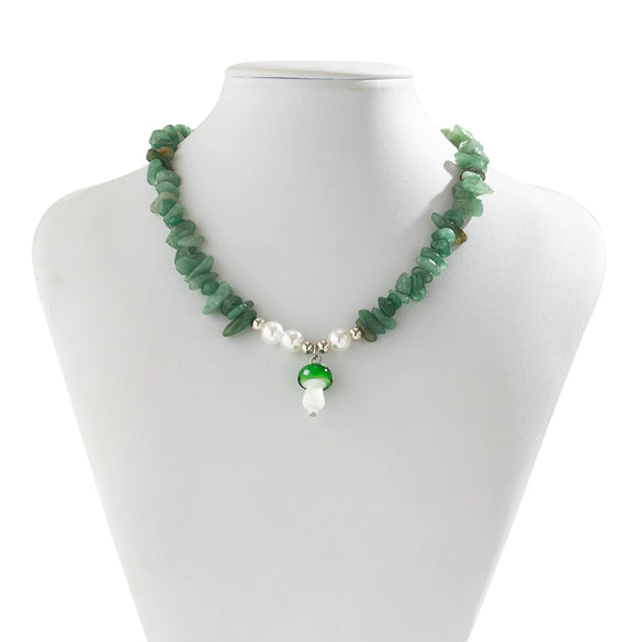 Alloy Irregular Gravel Collarbone Necklace With Star And Geometric Pattern Electroplated For Women
