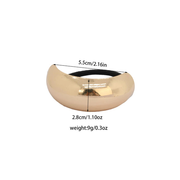 Alloy Irregular Hair Ring Retro Distinctive With Electroplating Treatment