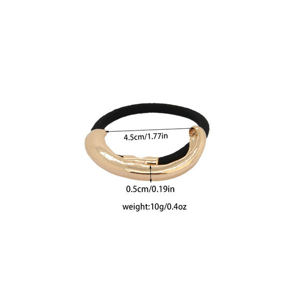 Alloy Irregular Hair Ring Retro Distinctive With Electroplating Treatment