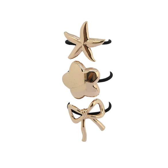Alloy Irregular Hair Ring Retro Distinctive With Electroplating Treatment