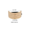 Alloy Irregular Hair Ring Retro Distinctive With Electroplating Treatment