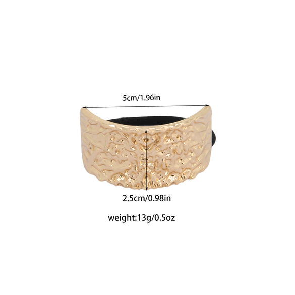 Alloy Irregular Hair Ring Retro Distinctive With Electroplating Treatment