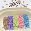 Alloy Irregular Shaped Beads Jenga Building Blocks Style Diy Handmade Baked Paint Bracelet Necklace Mobile Phone Chain Accessories