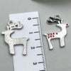 Alloy Jewelry Accessories Christmas Tree Santa Claus Snowman Bell Elk Dripping Oil Pendant For Diy Bracelet